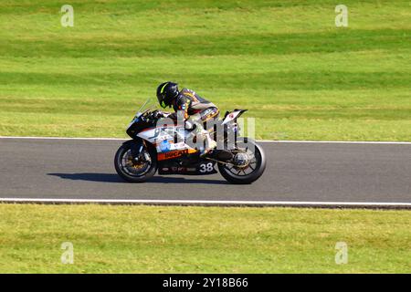 BSB Cadwell Park Supersport Stockfoto