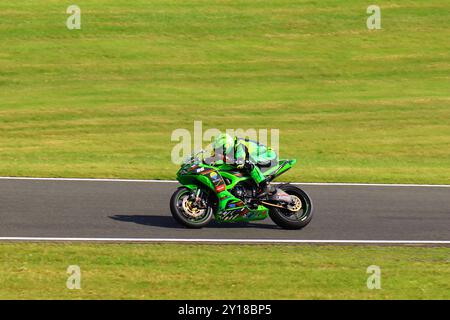 BSB Cadwell Park Supersport Stockfoto