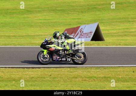 BSB Cadwell Park Supersport Stockfoto