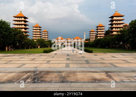 Taiwan, Kaohsiung. Im Photo Fo Guang Shan Buddha Museum. NUR REDAKTIONELLE VERWENDUNG! NICHT FÜR KOMMERZIELLE ZWECKE! Stockfoto