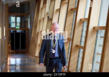 Edinburgh Schottland, Vereinigtes Königreich 05. September 2024. John Mason MSP im schottischen Parlament. Credit sst/alamy Live News Stockfoto