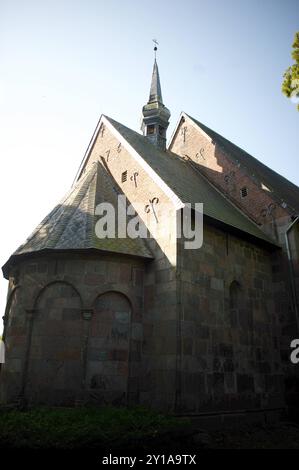 Sörup, Kreis Schleswig-Flensburg die St.-Marien-Kirche in Sörup in der Gemeinde Sörup in Angeln im Kreis Schleswig-Flensburg. Aufnahme vom 05.09.2024, Sörup, *** Sörup, Landkreis Schleswig Flensburg St. Marienkirche in Sörup in der Gemeinde Sörup in Angeln im Landkreis Schleswig Flensburg Foto aufgenommen am 05 09 2024, Sörup, Stockfoto