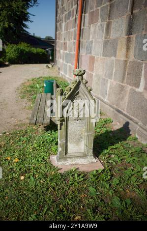 Sörup, Kreis Schleswig-Flensburg die St.-Marien-Kirche in Sörup in der Gemeinde Sörup in Angeln im Kreis Schleswig-Flensburg. Aufnahme vom 05.09.2024, Sörup, *** Sörup, Landkreis Schleswig Flensburg St. Marienkirche in Sörup in der Gemeinde Sörup in Angeln im Landkreis Schleswig Flensburg Foto aufgenommen am 05 09 2024, Sörup, Stockfoto