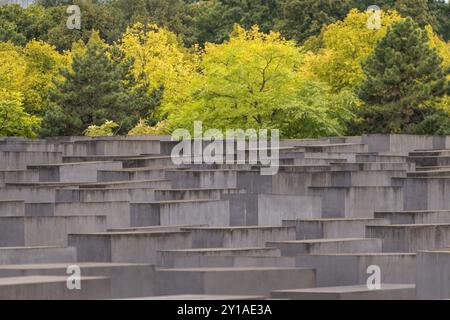 Gedenkstätte für die ermordeten Juden Europas, Holocaust-Gedenkstätte in Berlin Stockfoto