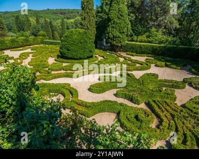 Mateus Palast und Gärten, Vila Real, Portugal. Stockfoto