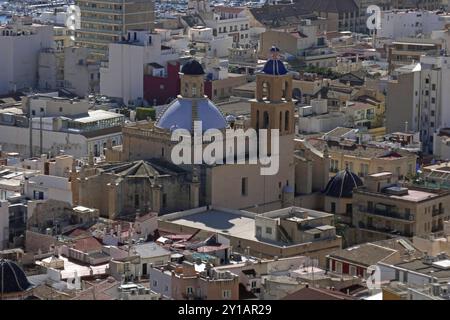 Kathedrale von San Nicolas de Bari in Alicante Stockfoto