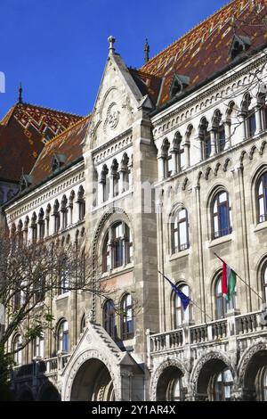 Ungarisches Staatsarchiv in Budapest Stockfoto