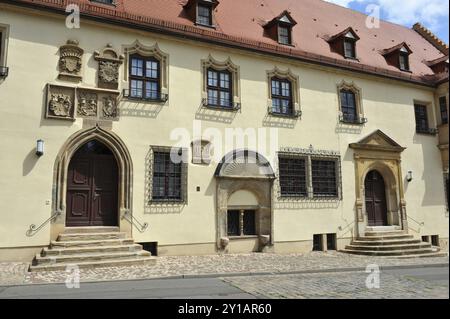 Altes Rathaus in Merseburg Stockfoto