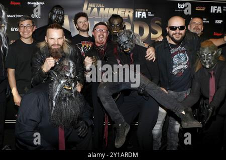 Saltatio Mortis bei den Metal Hammer Awards 2024 in der Uber Eats Music Hall. Berlin, 31.08.2024 Stockfoto