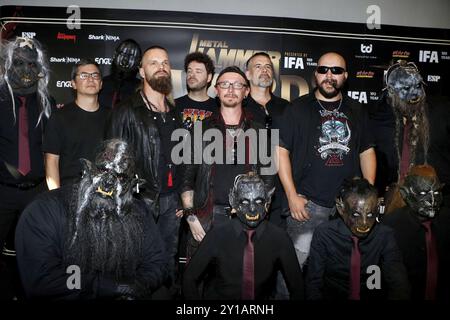 Saltatio Mortis bei den Metal Hammer Awards 2024 in der Uber Eats Music Hall. Berlin, 31.08.2024 Stockfoto