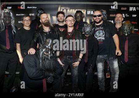 Saltatio Mortis bei den Metal Hammer Awards 2024 in der Uber Eats Music Hall. Berlin, 31.08.2024 Stockfoto