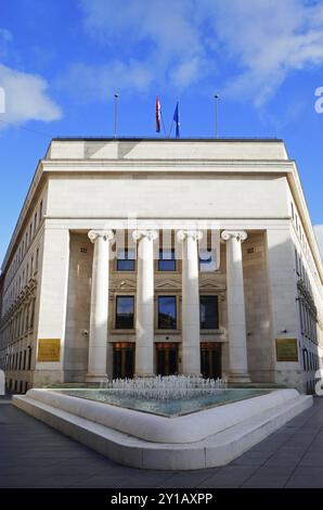 Kroatische Nationalbank in Zagreb Stockfoto