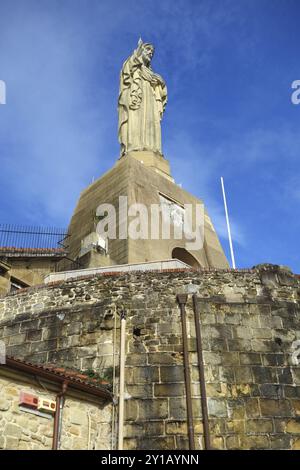 Christusstatue in San Sebastian Stockfoto