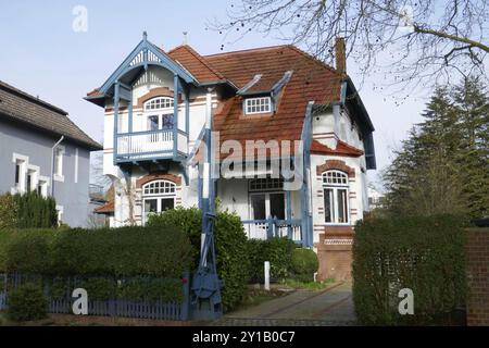 Villa in Hamburg Bergedorf Stockfoto