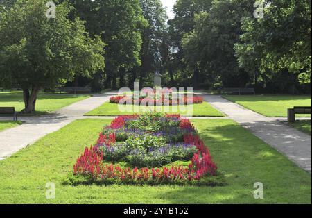 Reiterstatue von König Friedrich Wilhelm III. In Merseburg Stockfoto