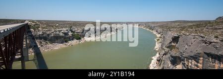 Pecos River High Bridge, West Texas Stockfoto