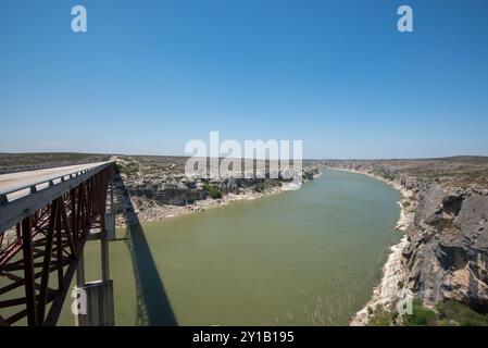 Pecos River High Bridge, West Texas Stockfoto