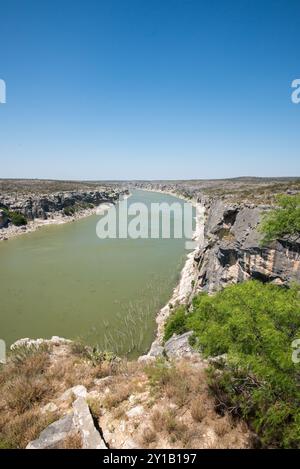 Pecos River High Bridge, West Texas Stockfoto