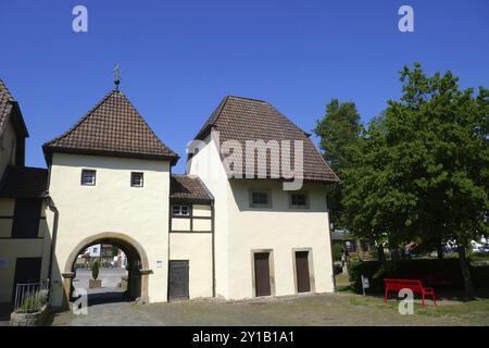 Klostertor mit Torhaus des Marienklosters in Bersenbrueck Stockfoto