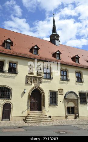 Altes Rathaus in Merseburg Stockfoto