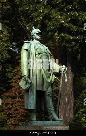 Bismarck-Denkmal in Frankfurt a. Main Hoechst Stockfoto