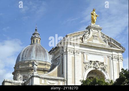 Santa Maria degli Angeli in Assisi, Italien Stockfoto