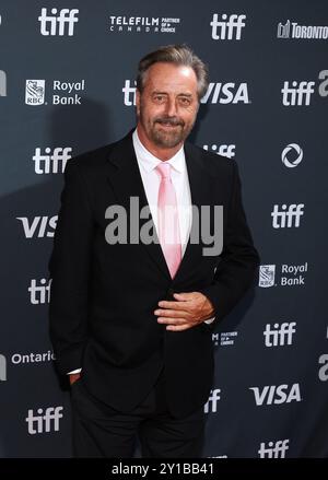 Toronto, Kanada. September 2024. Leland Douglas besucht die Premiere von Nussknacker während des Toronto International Film Festivals 2024 in der Roy Thomson Hall am 5. September 2024 in Toronto, Ontario. Foto: PICJER/imageSPACE Credit: Imagespace/Alamy Live News Stockfoto