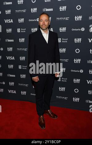 Toronto, Kanada. September 2024. Sean Ellis besucht die Premiere von „The Cut“ während des Toronto International Film Festivals 2024 im Princess of Wales Theatre am 5. September 2024 in Toronto, Ontario. Foto: PICJER/imageSPACE Credit: Imagespace/Alamy Live News Stockfoto