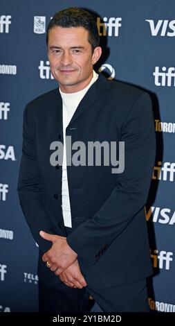 Toronto, Kanada. September 2024. Orlando Bloom nimmt an der Premiere von „The Cut“ im Princess of Wales Theatre am Eröffnungsabend des Toronto International Film Festivals in Toronto, Kanada, am Donnerstag, den 5. September 2024 Teil. Foto: Chris Chew/UPI Credit: UPI/Alamy Live News Stockfoto