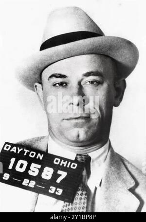 Fahnenaufnahme von John Dillinger, 22. September 1933, Dayton, Ohio Stockfoto