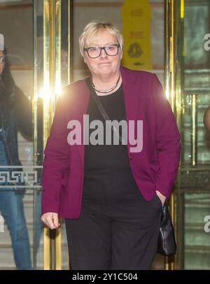 London, England, Großbritannien. September 2024. Frau ANGELA EAGLE, die Ministerin für Grenzsicherheit und Asyl, wird nach der morgendlichen Medienrunde in Westminster gesehen. (Kreditbild: © Tayfun Salci/ZUMA Press Wire) NUR REDAKTIONELLE VERWENDUNG! Nicht für kommerzielle ZWECKE! Stockfoto