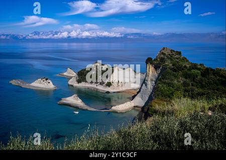 Cape Drastis (Peroulades), Korfu, Griechenland. Oktober 2022 Stockfoto