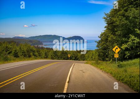 Straße nach Cape Flattery im Bundesstaat Washington Stockfoto