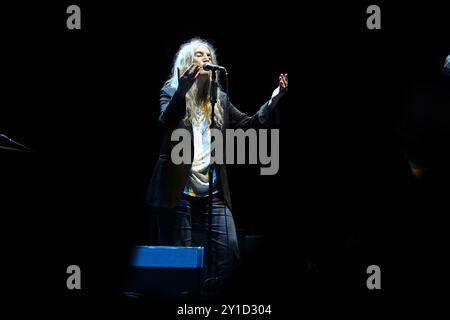 PalaUnical, Mantova, Italien, 05. September 2024, Patti Smith während Patti Smith „Picasso and the Sea“ - Musikkonzert Stockfoto