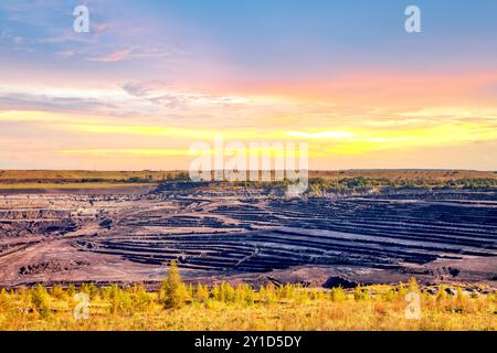 Tagebau Schöningen, Deutschland Stockfoto