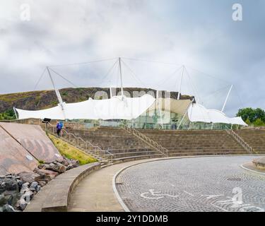 Edinburgh, Schottland, Großbritannien - Dynamic Earth von Hopkins Architects Stockfoto