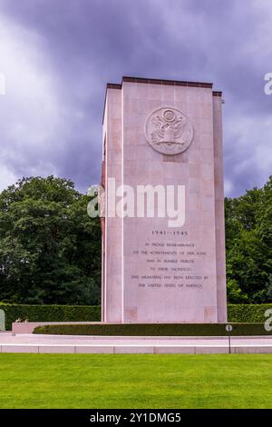 Kapelle am Luxemburger Amerikanischen Friedhof und Gedenkstätte, Hamm, Luxemburg Stockfoto