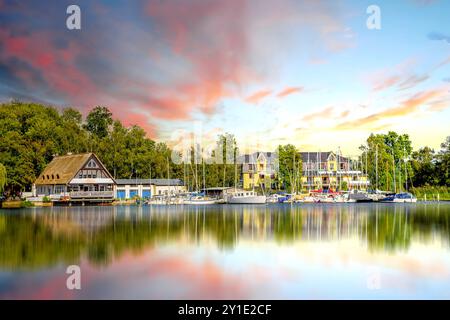 Altstadt von Röbel, Deutschland Stockfoto