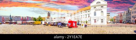 Die Altstadt von Wismar, Deutschland Stockfoto