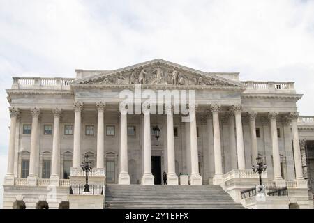 Ostfassade (Kongress) des Kapitols der Vereinigten Staaten, Washington DC, USA Stockfoto