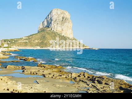 Penon de Ifach. Calpe, Alicante, Comunidad Valenciana, Spanien. Stockfoto