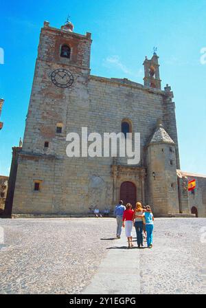 Kathedrale Santa Maria. Caceres, Spanien. Stockfoto