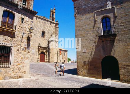 Altstadt. Caceres, Extremadura, Spanien. Stockfoto