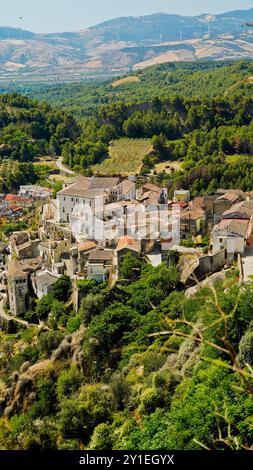 Geisterdorf Rabatana, Tursi, Matera, Basilicata, Italien Stockfoto