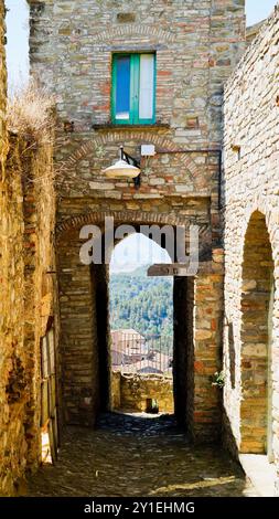 Geisterdorf Rabatana, Tursi, Matera, Basilicata, Italien Stockfoto