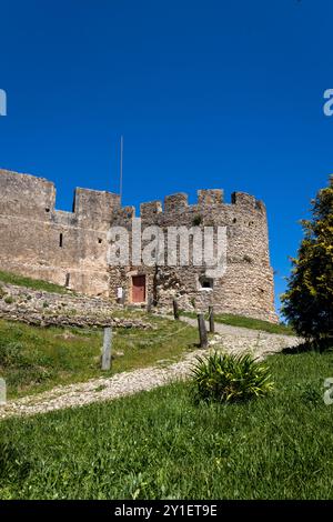 Schloss Torres Vedras in Torres Vedras, Portugal. Stockfoto