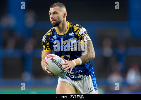 Leeds, Großbritannien. September 2024. AMT Headingley Rugby Stadium, Leeds, West Yorkshire, 6. September 2024. Betfred Super League Leeds Rhinos gegen Hull FC Andy Ackers von Leeds Rhinos Credit: Touchlinepics/Alamy Live News Stockfoto