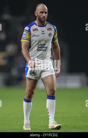 Leeds, Großbritannien. September 2024. Matt Frawley von Leeds Rhinos während des Spiels Leeds Rhinos gegen Hull FC in der Betfred Super League am 6. September 2024 (Foto: Alfie Cosgrove/News Images) in Leeds, Großbritannien am 6. September 2024. (Foto: Alfie Cosgrove/News Images/SIPA USA) Credit: SIPA USA/Alamy Live News Stockfoto