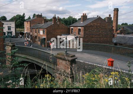 Blick auf das Black Country Living Museum, ein Museum, das die Lebensweise zwischen 1940 und 1960 nachbildet, in Birmingham am 6. August 2024 Vereinigtes Königreich mit: View Where: Birmingham, Vereinigtes Königreich Wann: 06 Aug 2024 Credit: Oscar Gonzalez/WENN Stockfoto