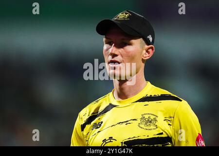 Birmingham, Großbritannien, 6. September 2024. Cameron Bancroft in Gloucestershire während des T20 Vitality Blast-Spiels zwischen Birmingham Bears und Gloucestershire. Quelle: Robbie Stephenson/Gloucestershire Cricket/Alamy Live News Stockfoto
